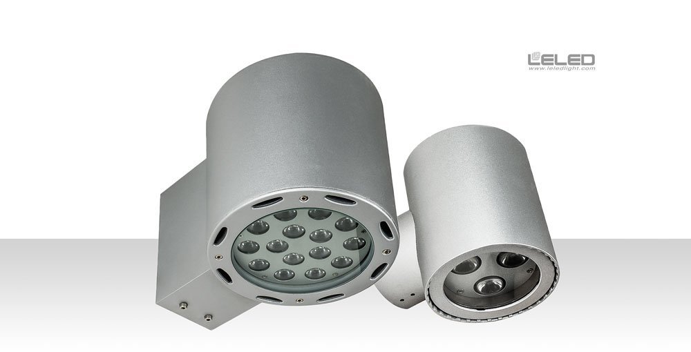 round LED wall lighting with lights emission on one or two in China