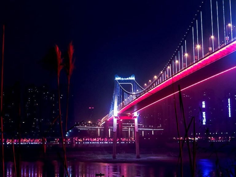 Bridge lighting led outline tube lights ideas