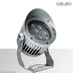 Round LED Flood Light Fixture Osram Chip For Outdoor Building Projector