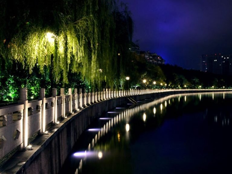 waterscape lighting – riverside light idea