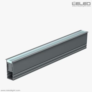 LED linear inground lights with Seamless Recessed Floor, Ground Outline