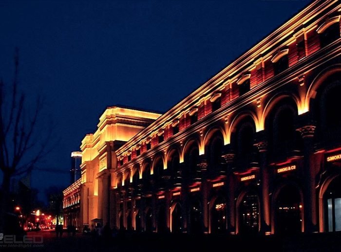 Building wall lighting design for compact LED outdoor spot lights Building wall lighting design for compact LED outdoor spot lights