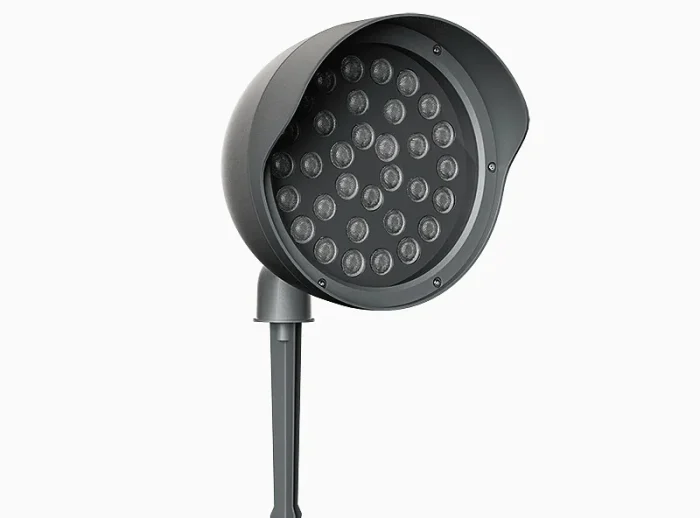 Rgb long projection distance spot lights outdoor & dmx512 control waterproof landscape spotlights with narrow angle