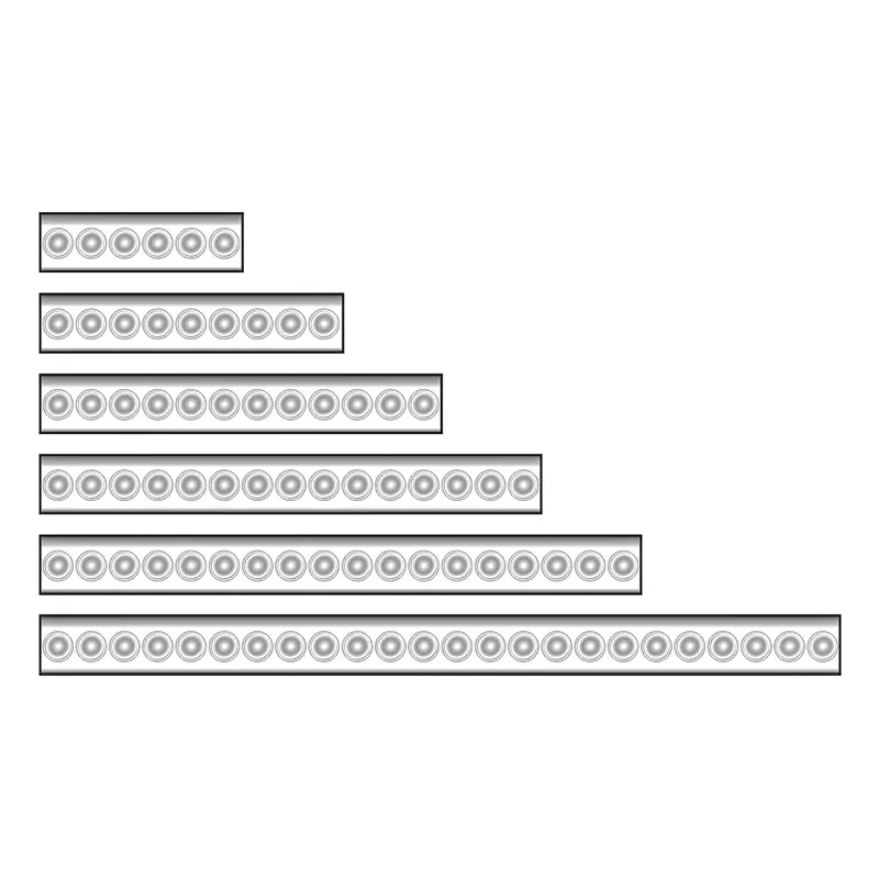 leled lighting led linear length size for leled lighting